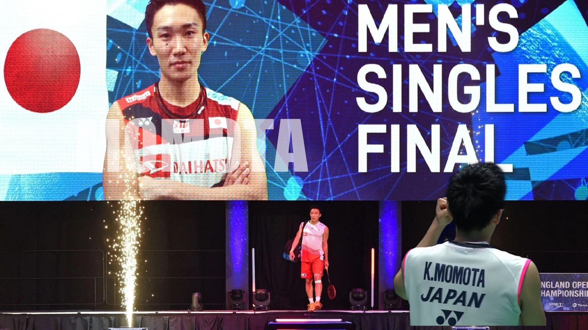 日本队碾压韩国队，桃田贤斗统治全场